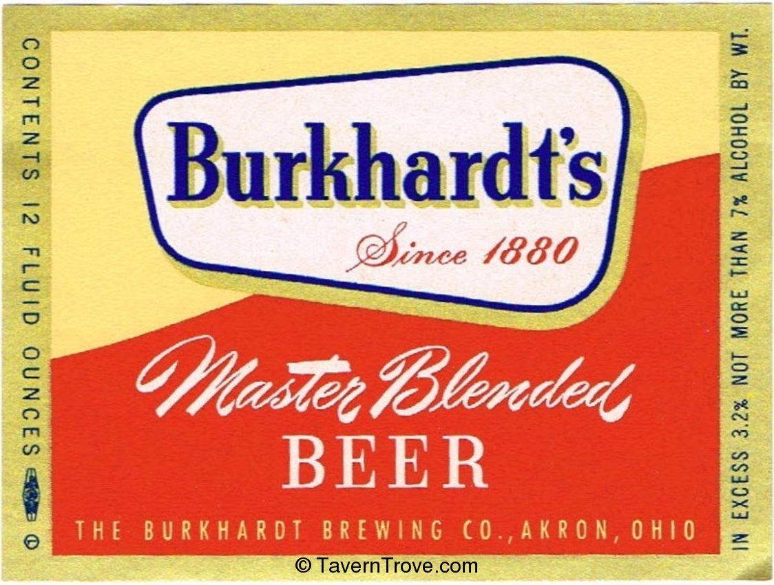 Burkhardt's Master Blended Beer