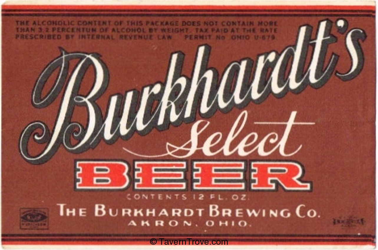 Burkhardt's Select Beer