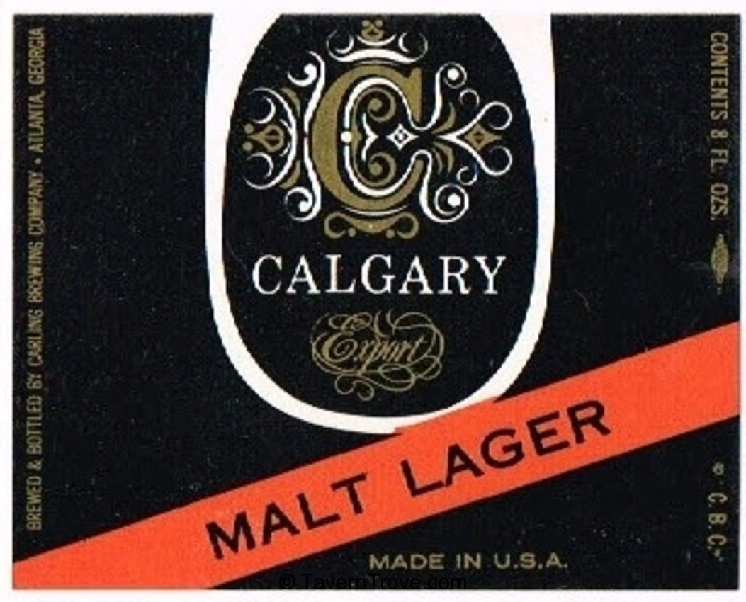 Calgary Export Malt Lager