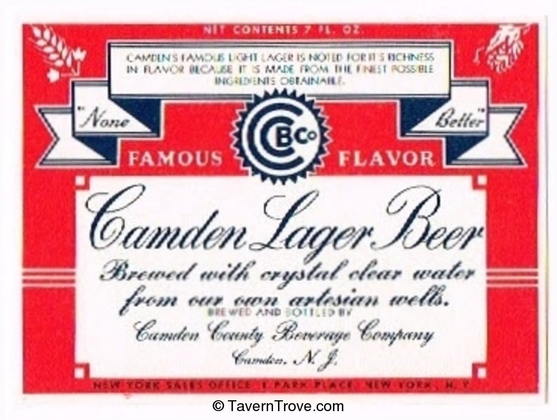 Camden Lager Beer