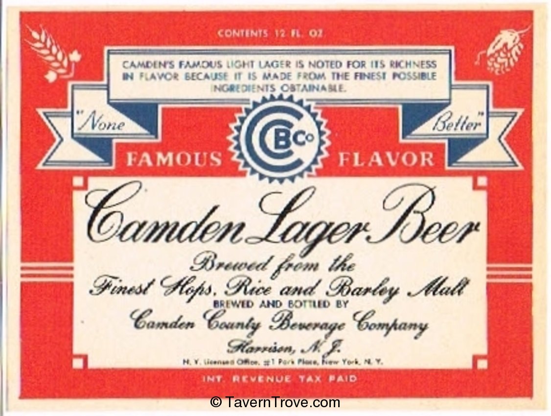 Camden Lager Beer