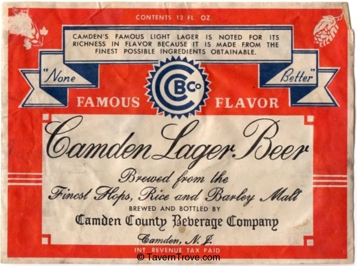 Camden Lager Beer