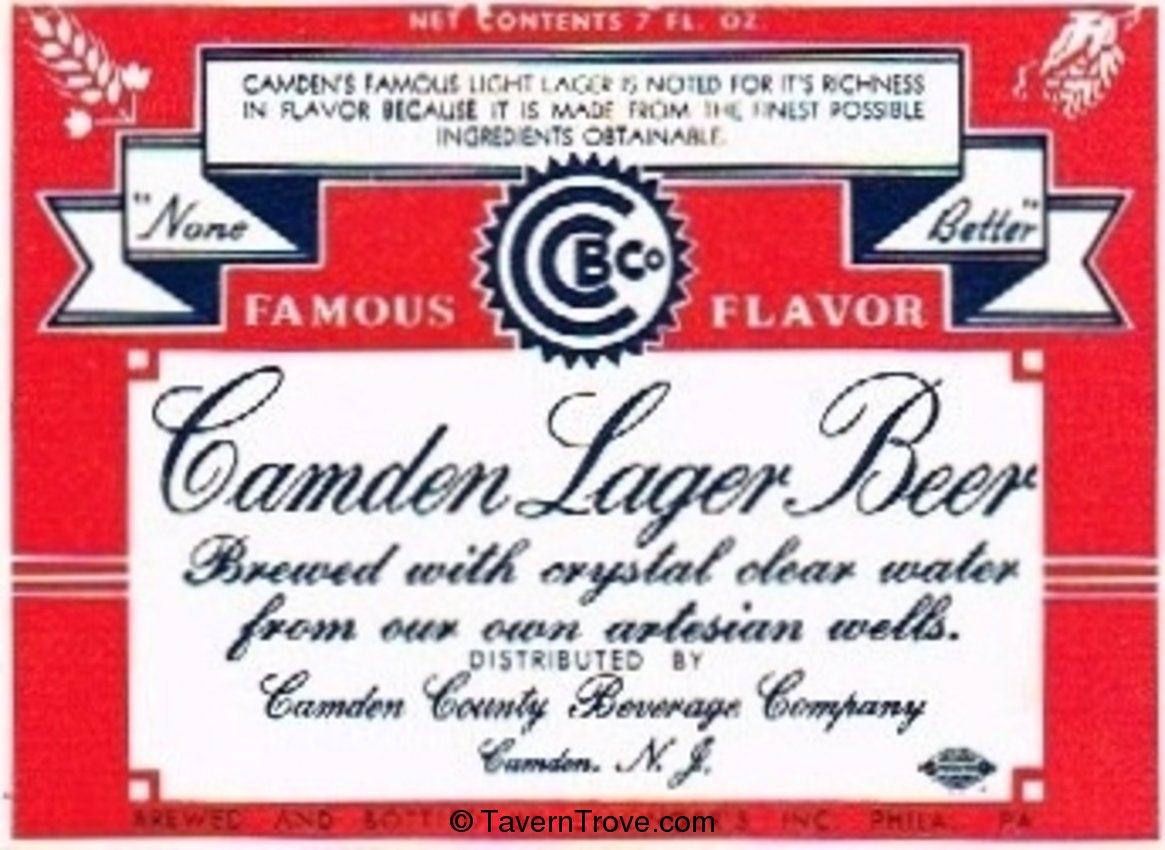 Camden Lager Beer