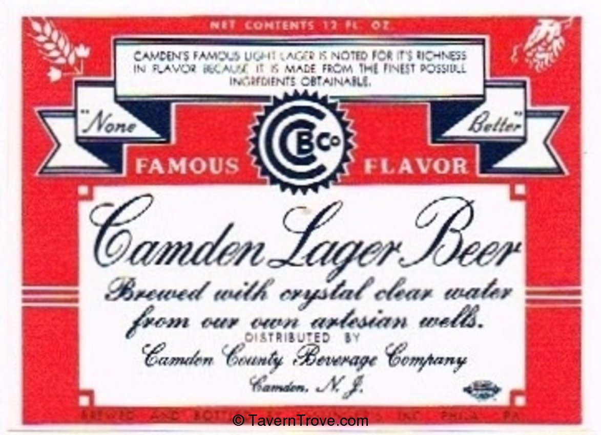 Camden Lager Beer