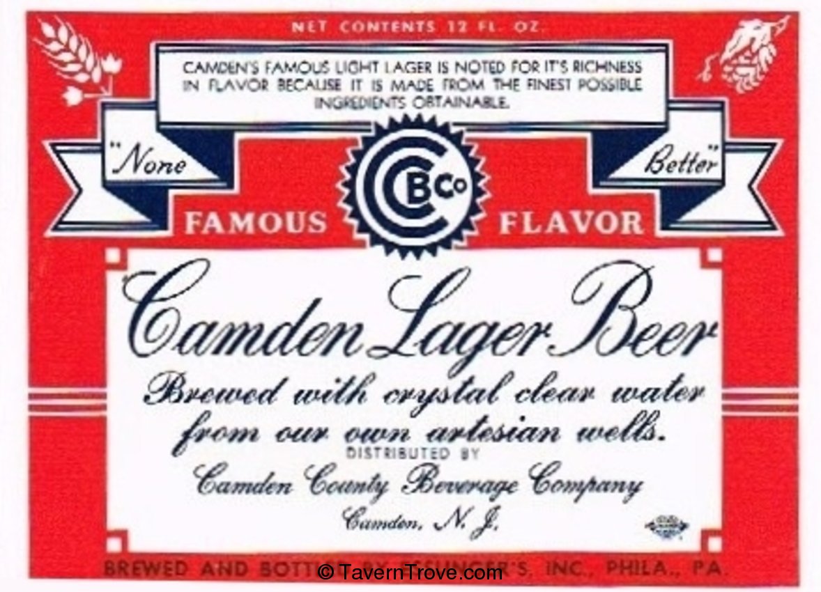 Camden Lager Beer