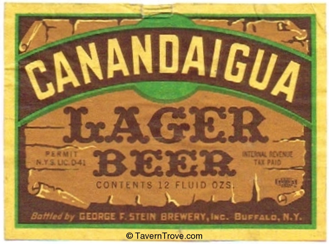 Canandaigua Lager Beer 