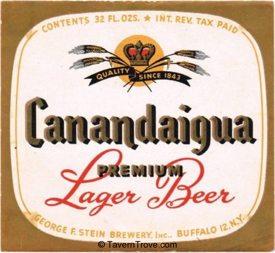 Canandaigua Premium Lager Beer