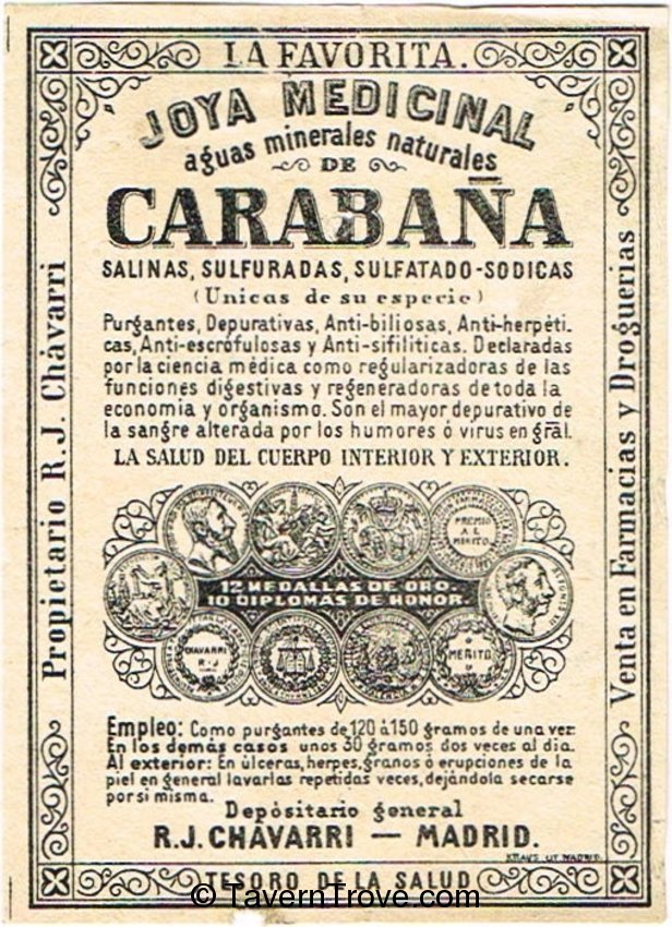 Carabana Medicinal Mineral Water