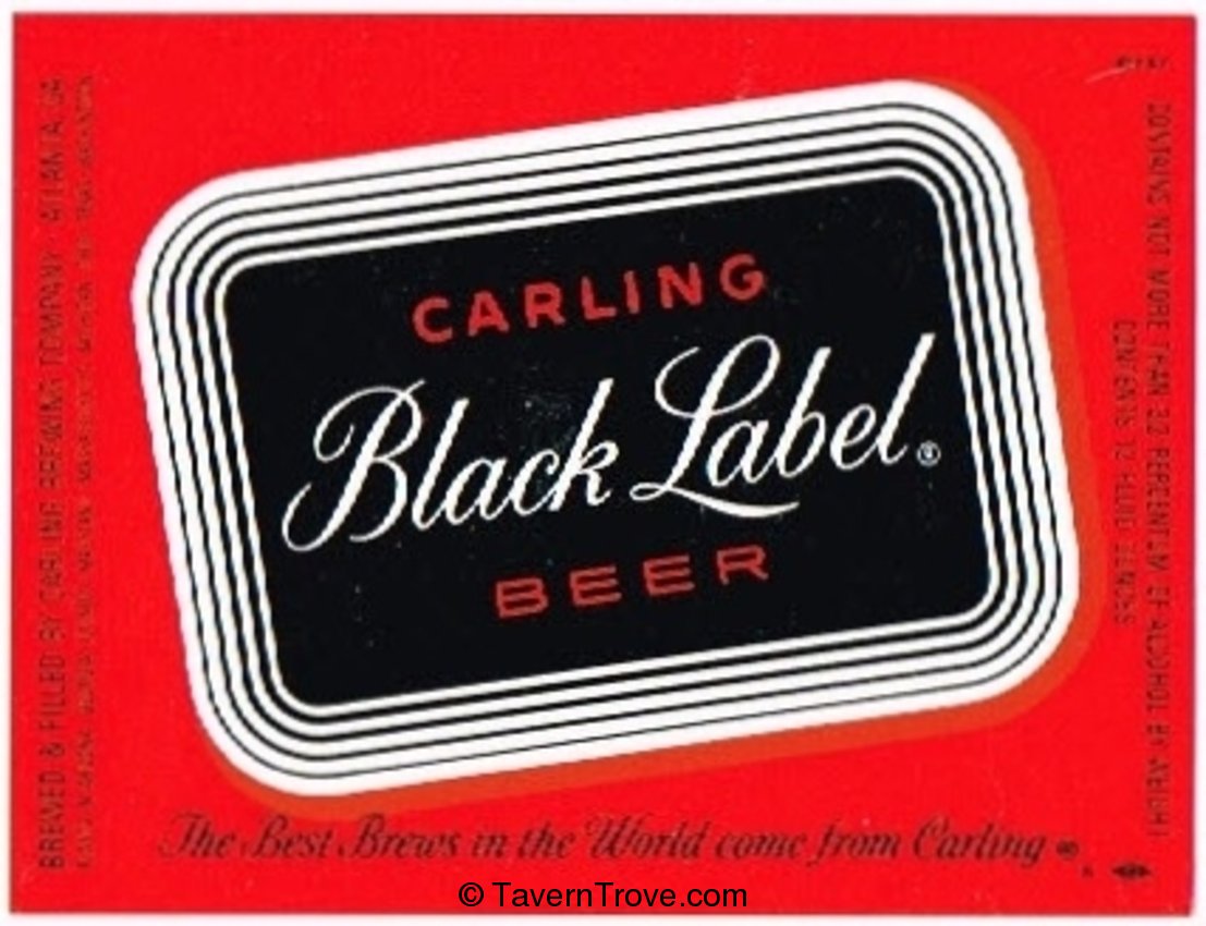 Carling Black  Label Beer