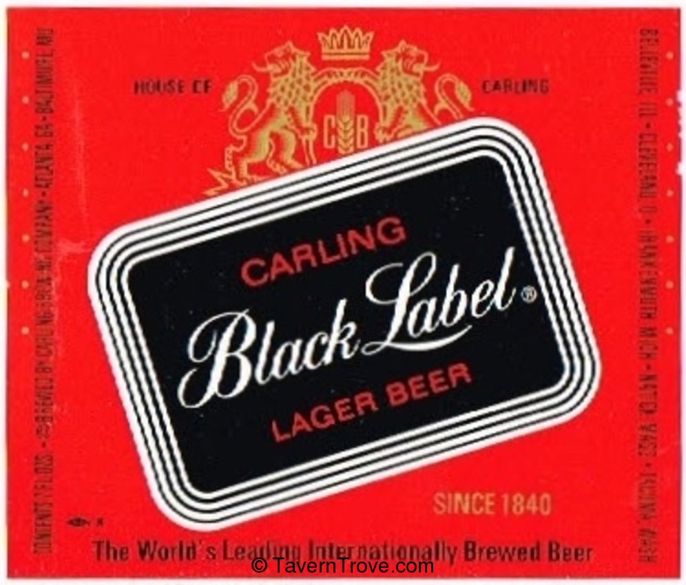 Carling Black Label Beer