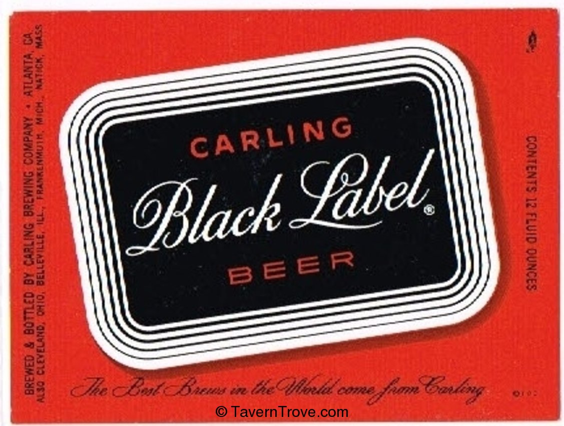 Carling Black Label Beer