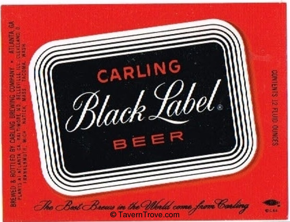 Carling Black Label Beer