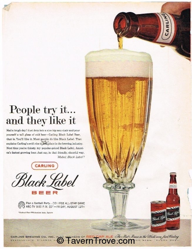 Carling Black Label Beer