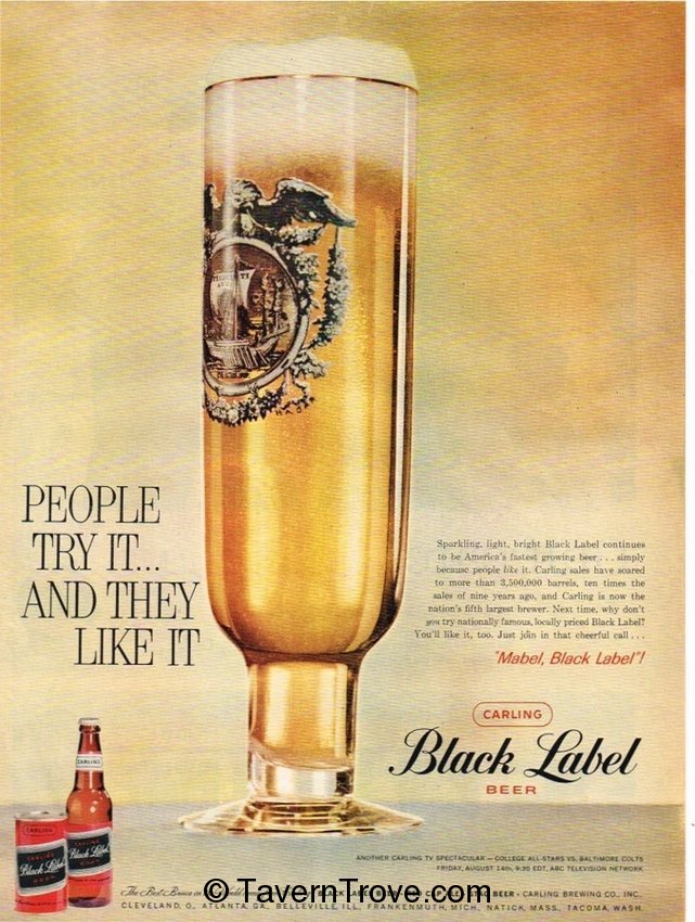 Carling Black Label Beer