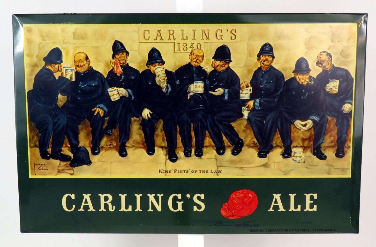 Carling's Ale Nine Pints Of The Law TOC