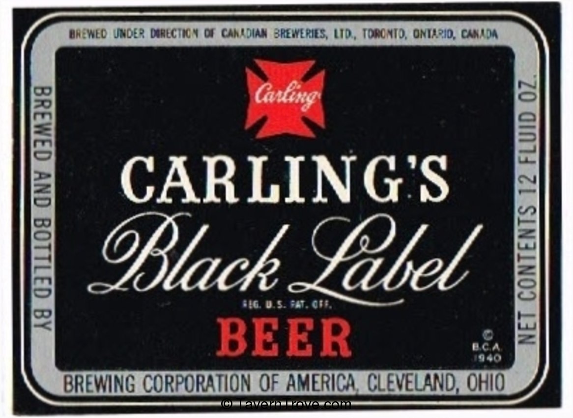 Carling's Black Label Beer