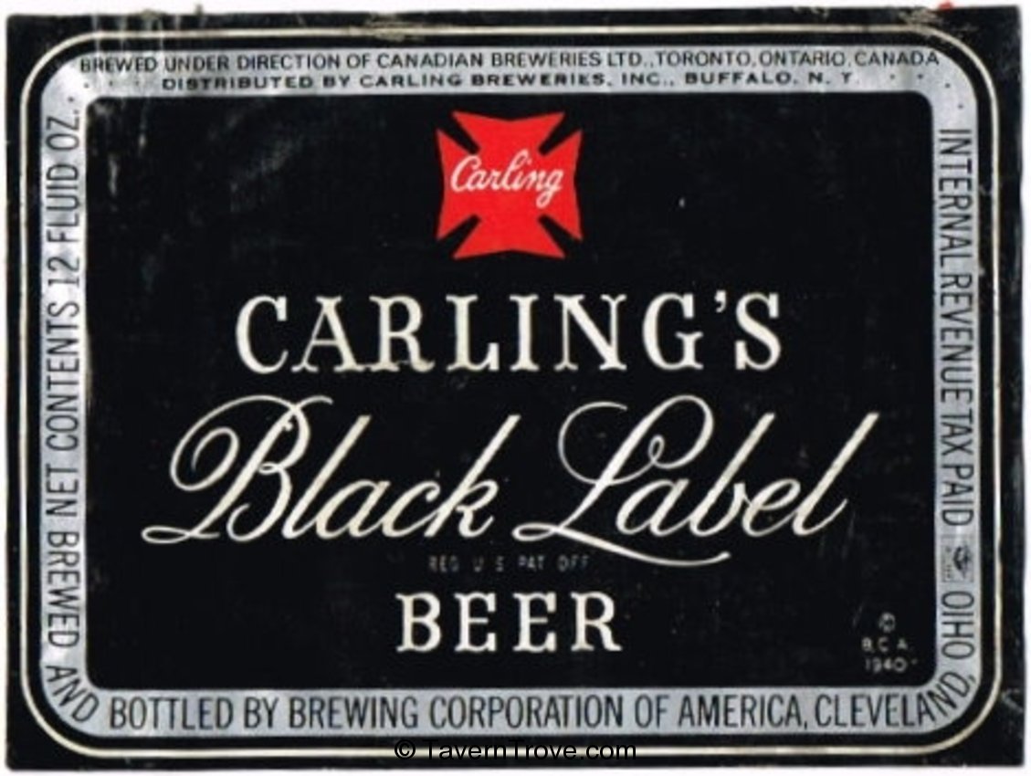 Carling's Black Label Beer