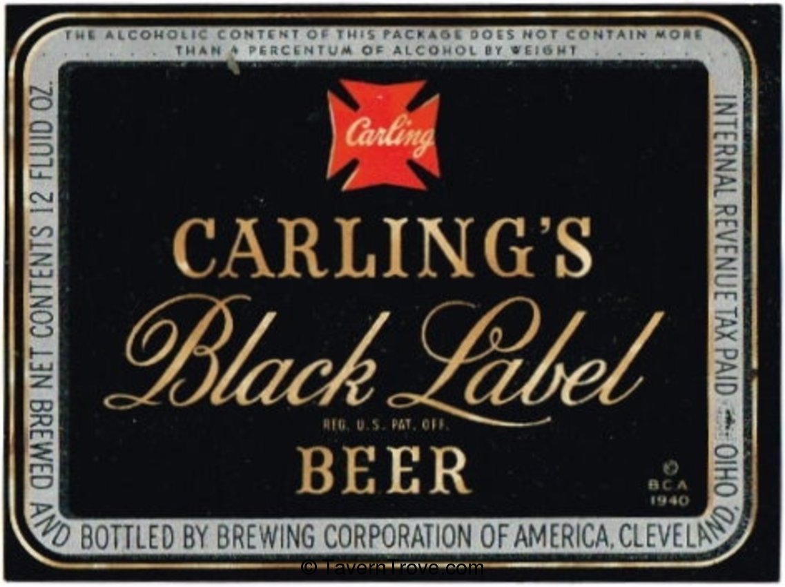 Carling's Black Label Beer