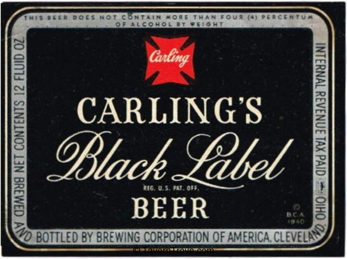 Carling's Black Label Beer