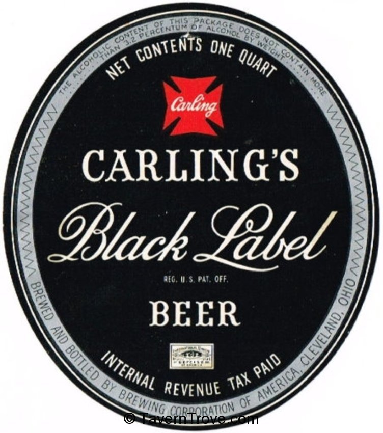 Carling's Black Label Beer