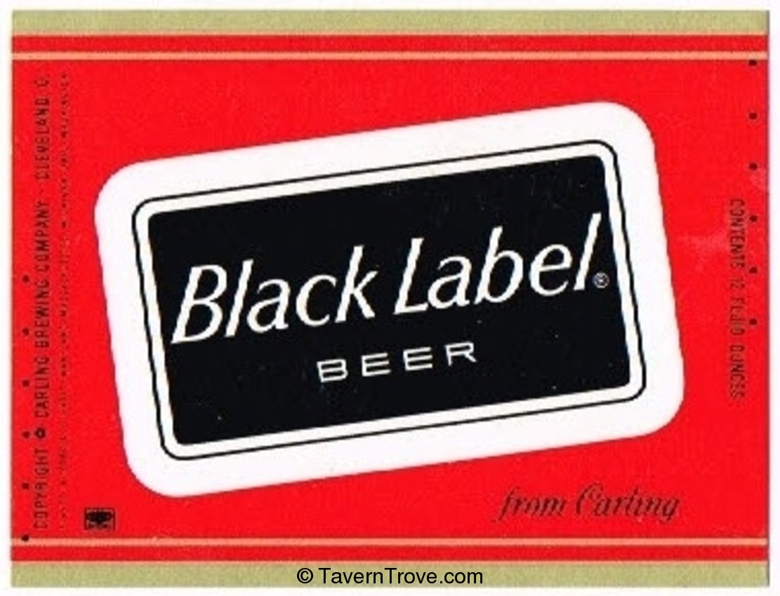 Carling's Black Label Beer