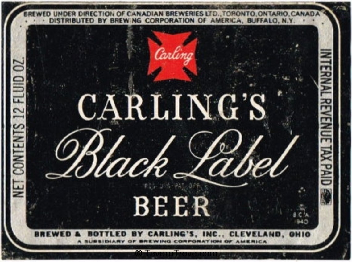 Carling's Black Label Beer