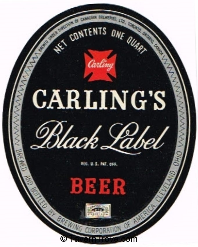 Carling's Black Label Lager Beer