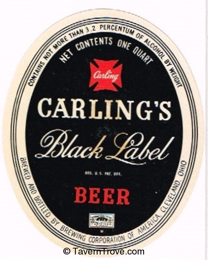 Carling's Black Label Lager Beer