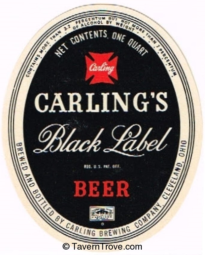 Carling's Black Label Lager Beer