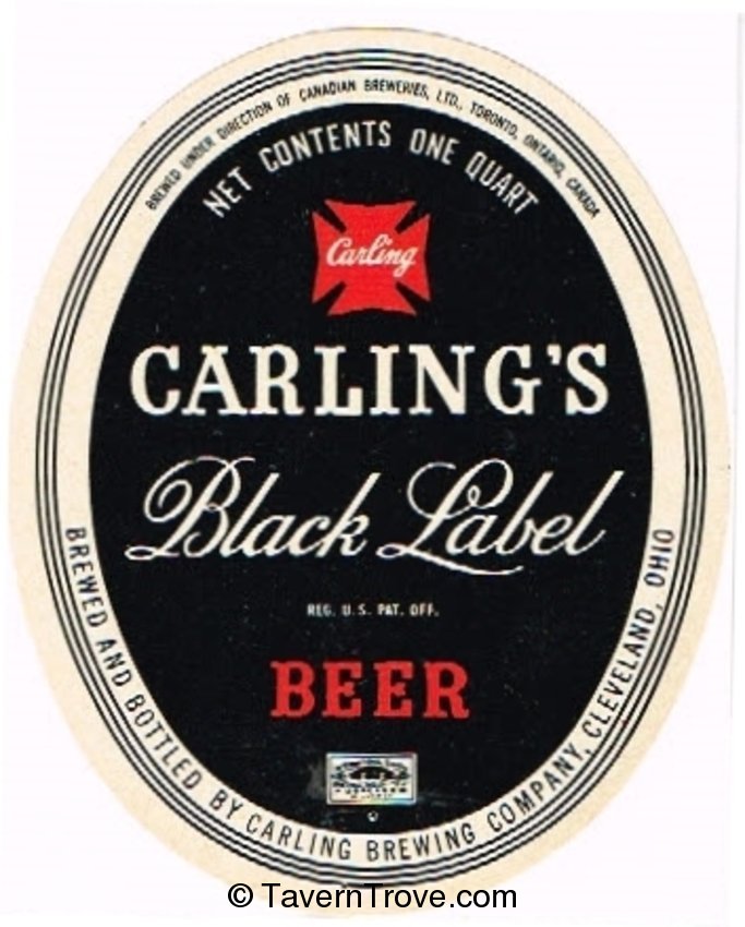 Carling's Black Label Lager Beer