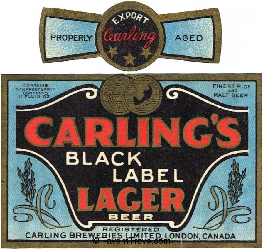 Carling's Lager Beer