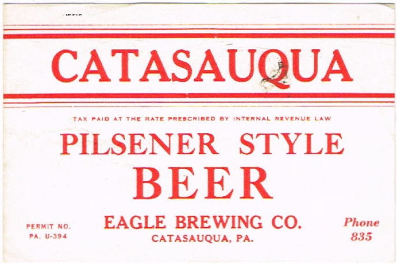 Catasauqua Pilsener Style Beer