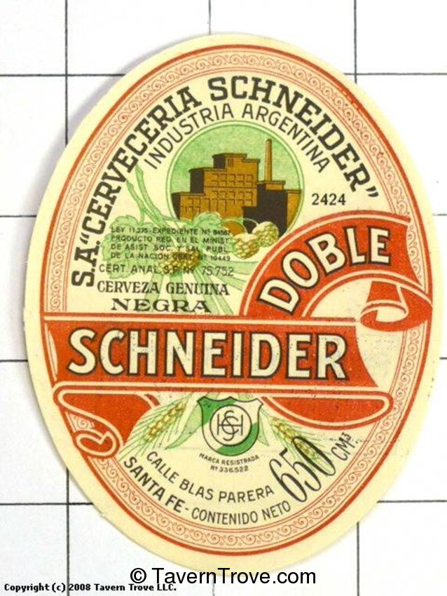 Cerveza Schneider Doble Negra