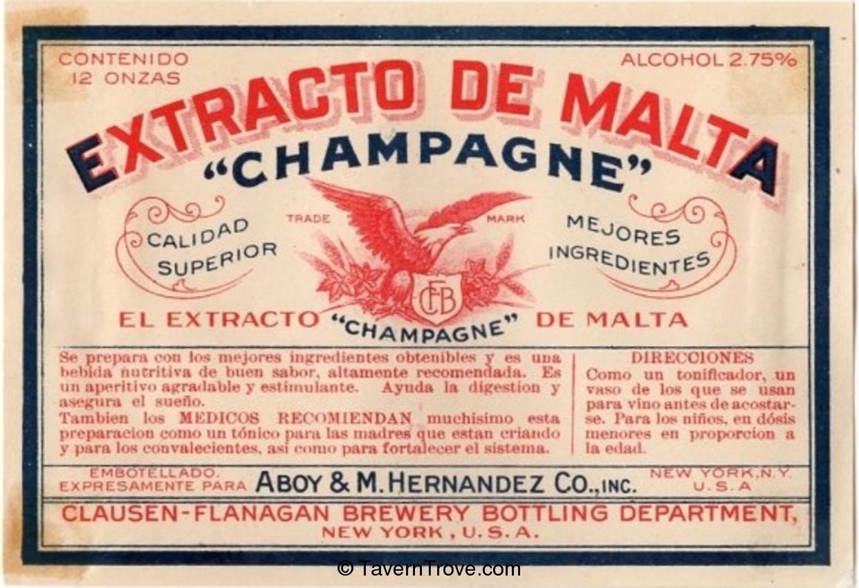 Champagne Extracto De Malta