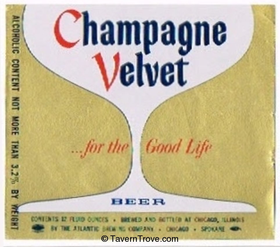 Champagne Velvet  Beer