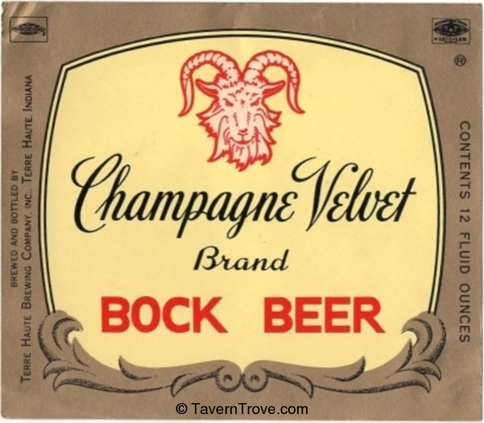 Champagne Velvet Bock Beer