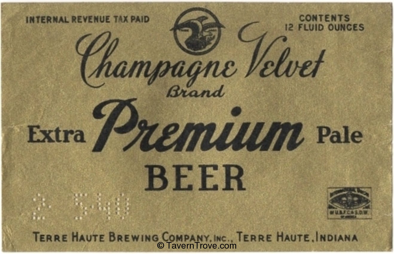 Champagne Velvet Premium Beer