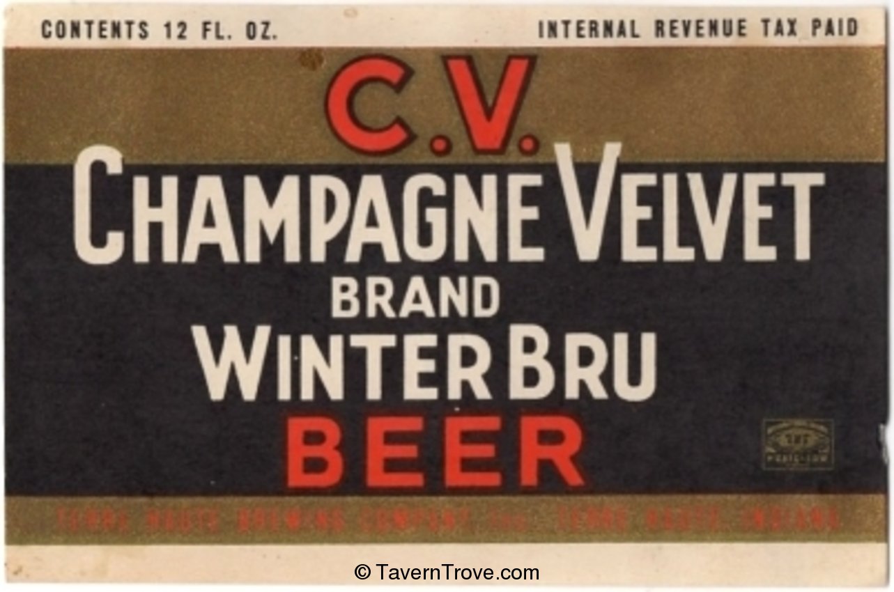 Champagne Velvet Winter Bru Beer