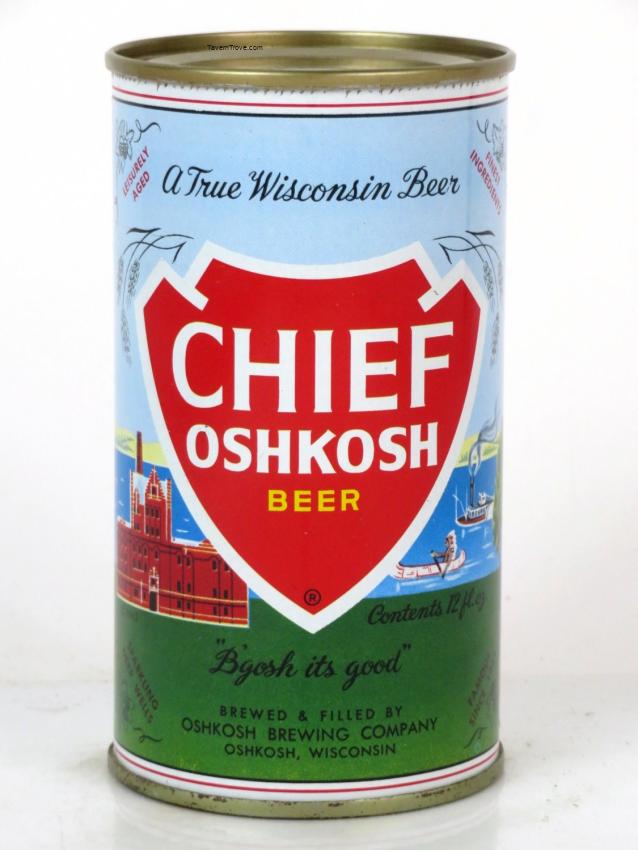 Chief Oshkosh Beer (flat top lid applied)