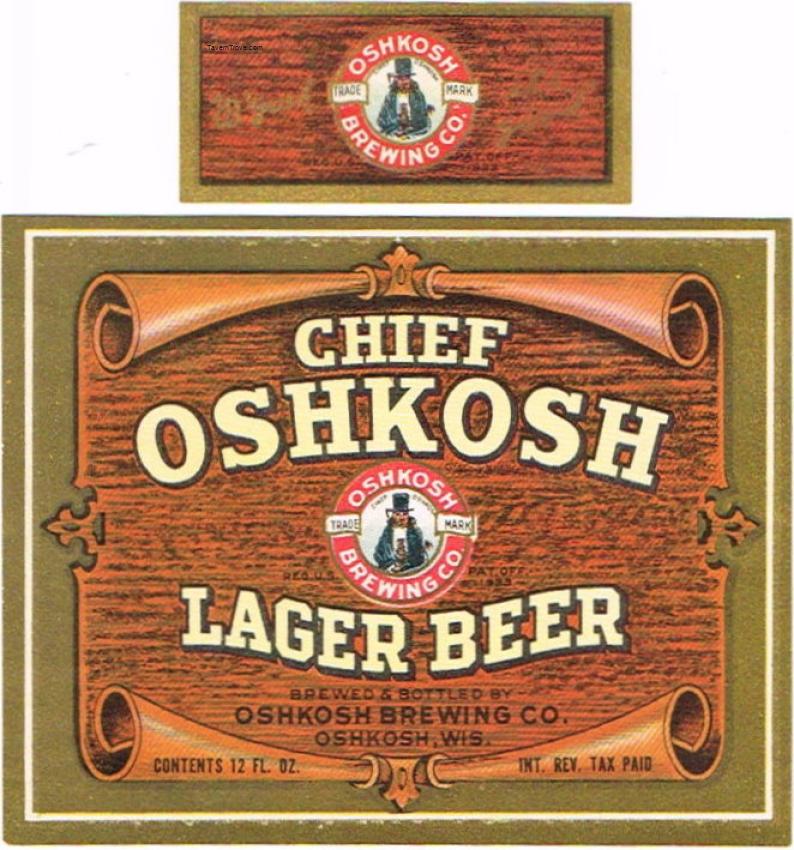 Chief Oshkosh Lager Beer (88mm)