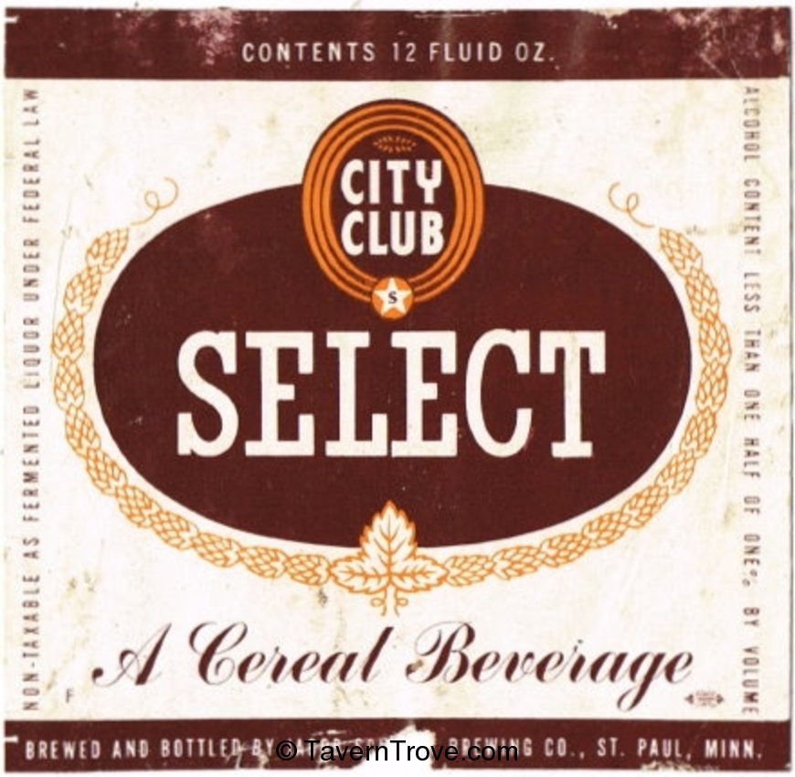 City Club Select Cereal Beverage