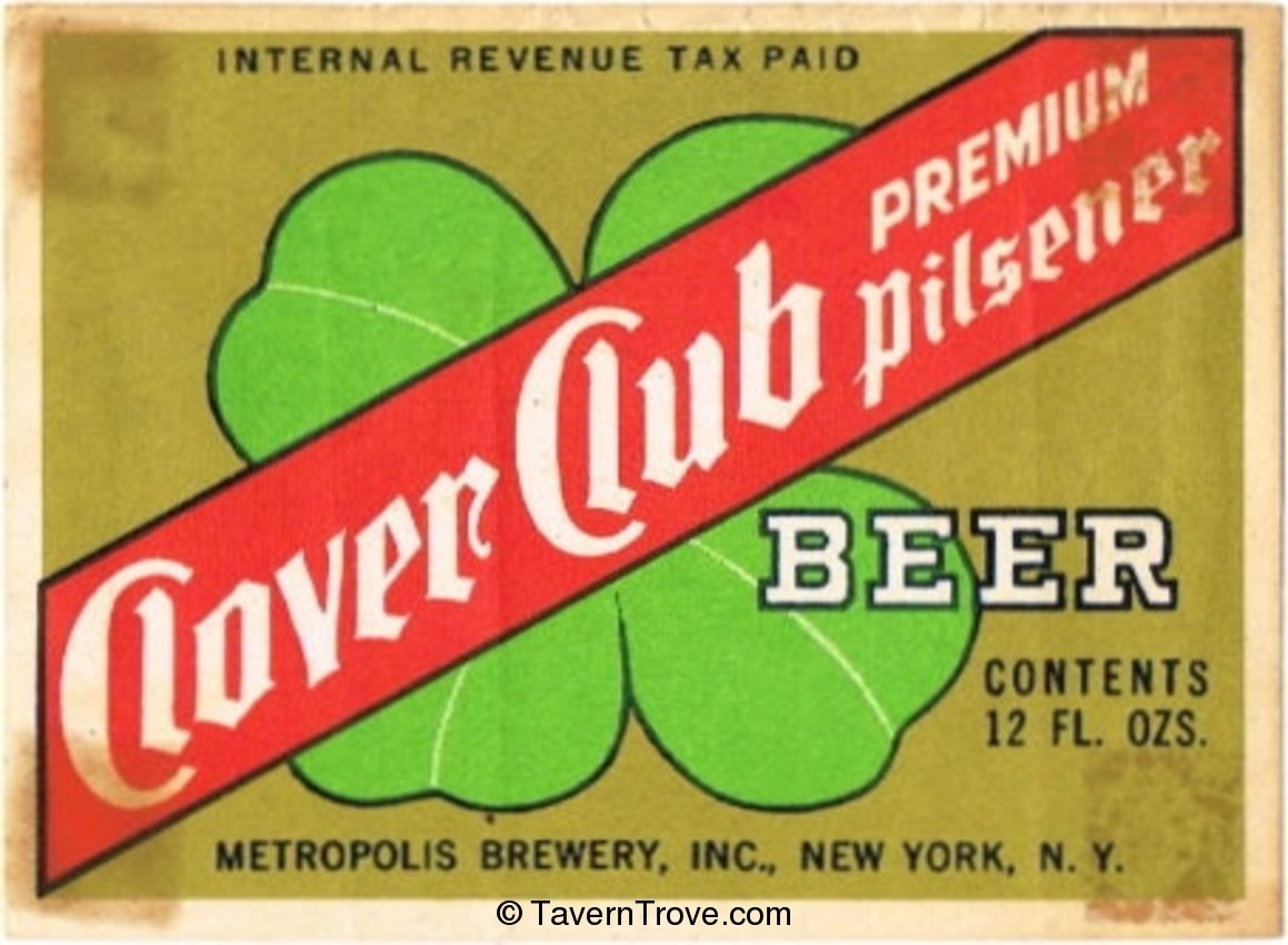 Clover Club Beer