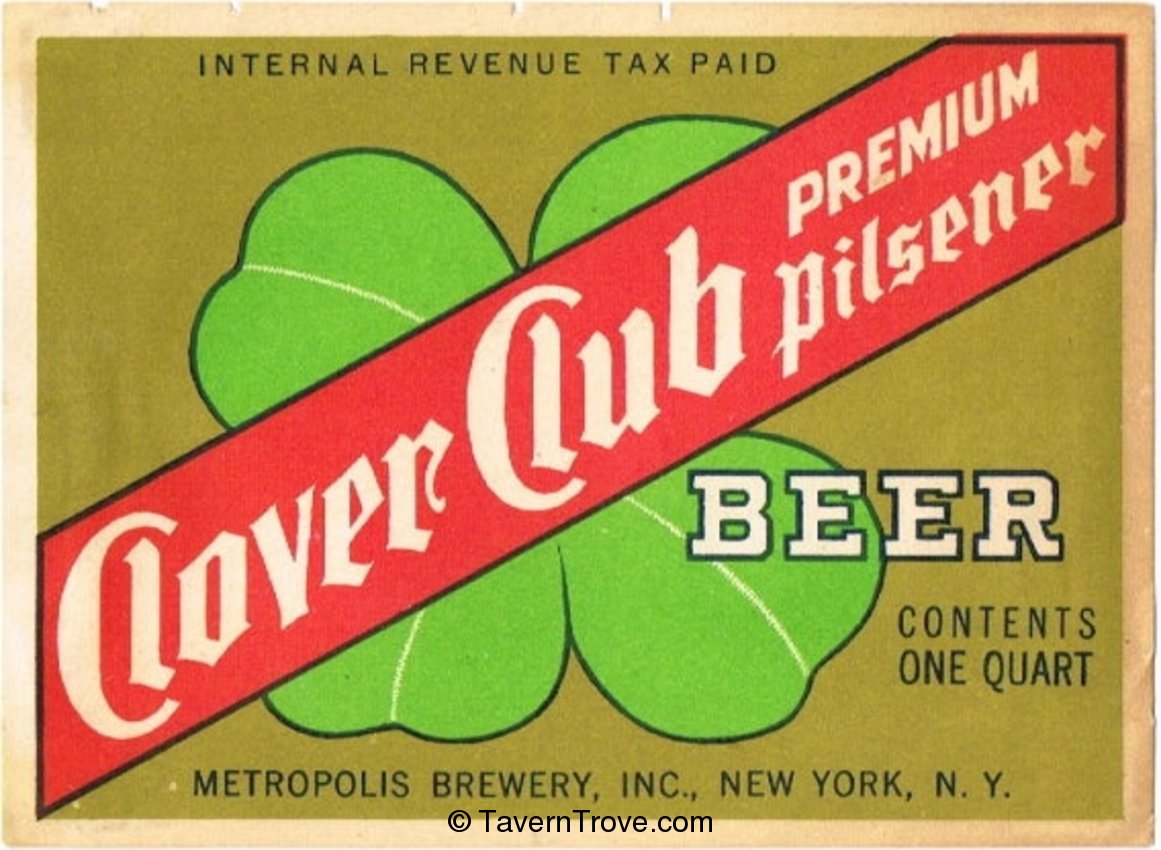 Clover Club Beer