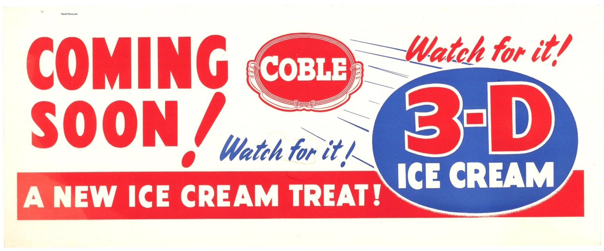 Joe Lowe Co. Coble 3-D Ice Cream Treat Paper