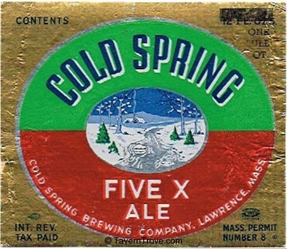 Cold Spring Five-X Ale 