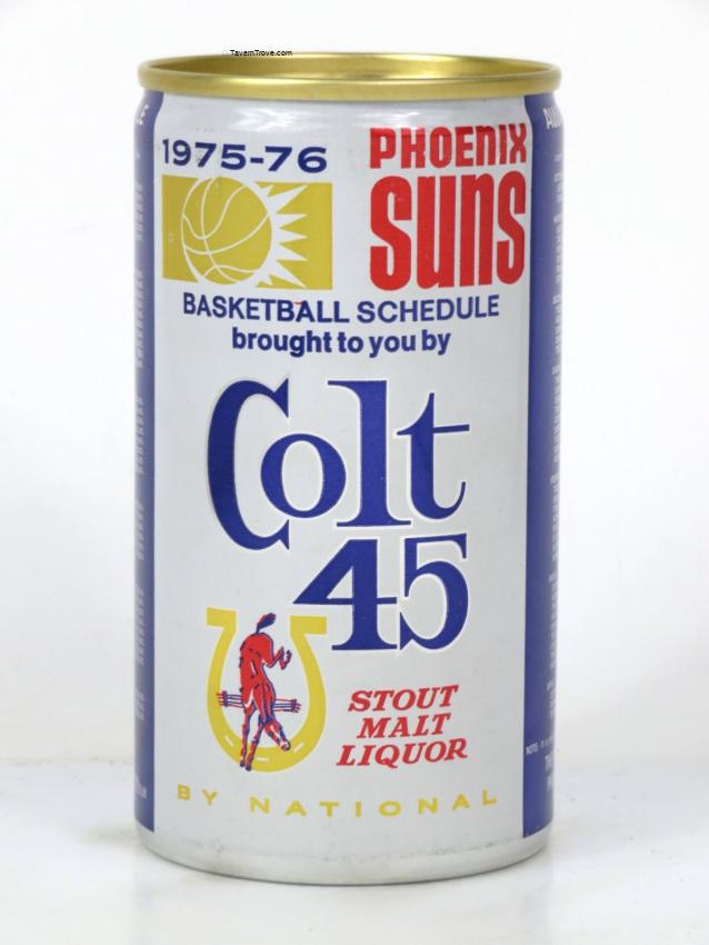 Colt 45 Stout Malt Liquor Suns Basketball