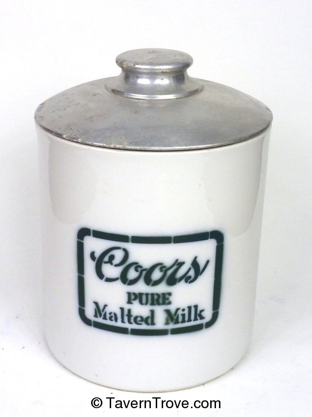 Coors Malted Milk jar