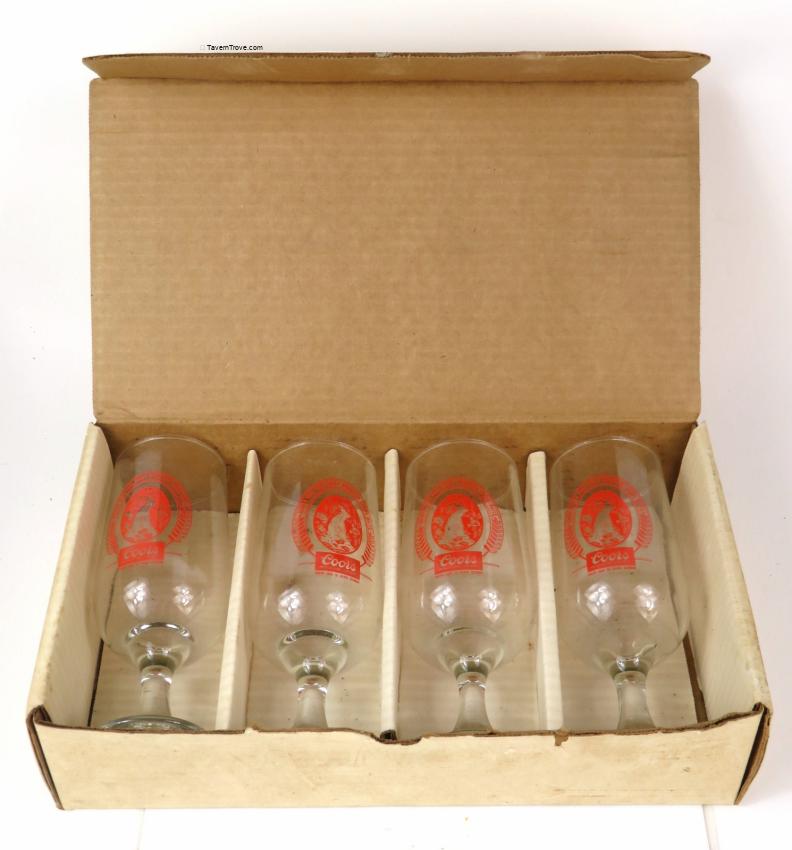 Coors Beer Set of Four