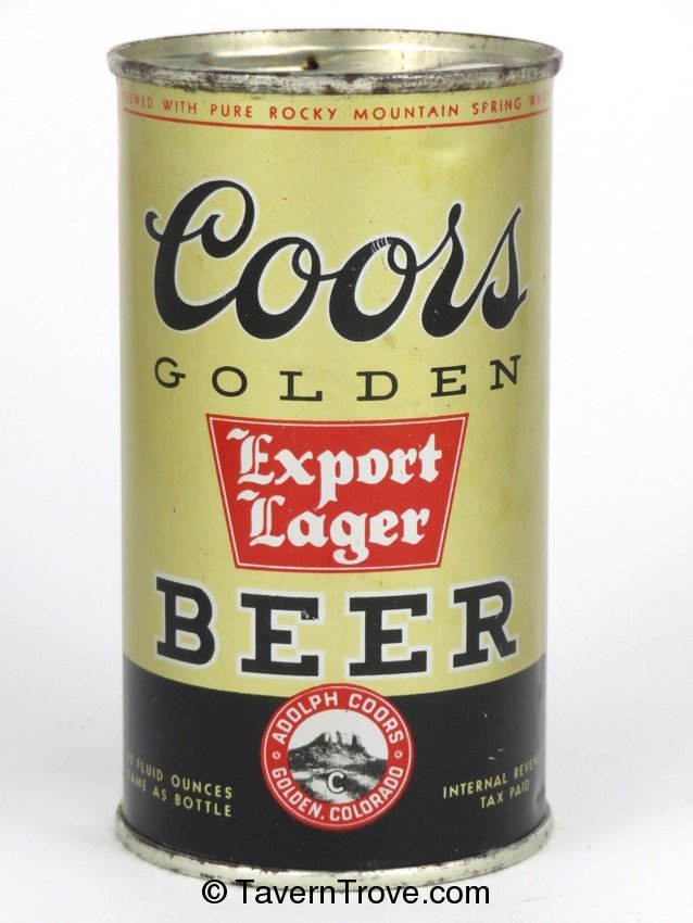 Coors Golden Export Lager Beer