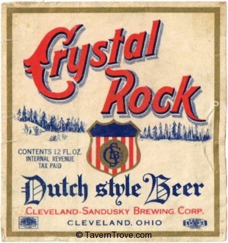 Crystal Rock Dutch Style Beer